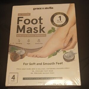 Grace & Stella Coconut Foot Mask for Soft Feet